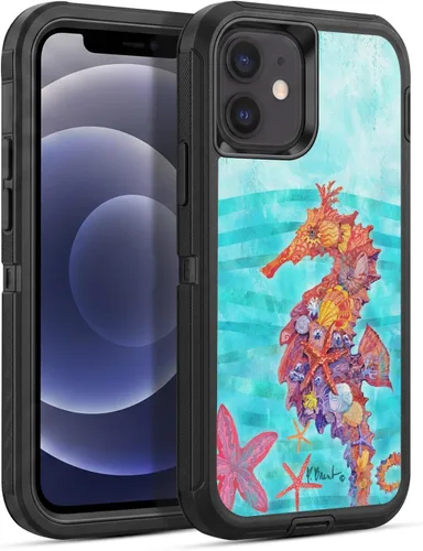 Vista 50 de Head Case Designs Officially Licensed Paul Brent Agate Mermaid Coastal Gel Armor Case [Military Grade Drop Protection] Compatible with Apple iPhone