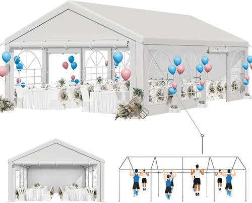 Vista 8 de YITAHOME 20x30FT Heavy Duty Party Tent Standard Series