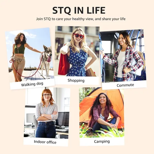 Vista 8 de STQ Zapatos sin cordones para mujer, tenis de moda Elees acolchados 2.0 cómodos mocasines casuales de otoño
