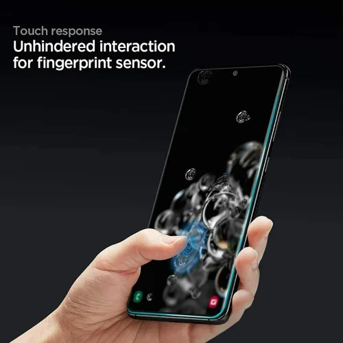Vista 4 de LOOKSEVEN Paquete de 3 protectores de pantalla de poliuretano termoplástico suave transparente compatibles con Google Pixel 6, película protectora