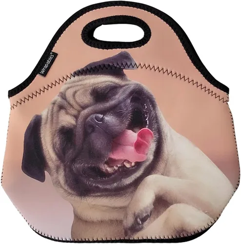 Vista 23 de Wrapables® Bolsa de almuerzo de neopreno aislada, plátanos