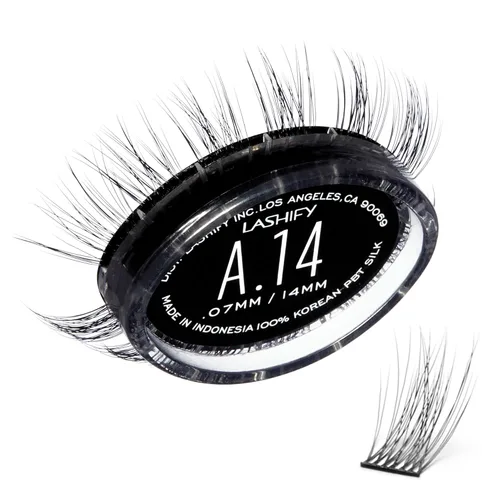 Vista 12 de Lashify Amplify - Extensiones de pestañas Gossamer de 0.47 pulgadas, color ceniza, pestañas postizas para un aspecto natural