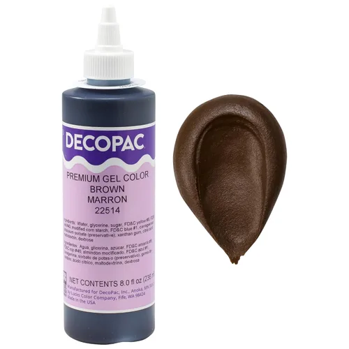 Vista 33 de DecoPac Colorante alimentario de gel prémium Colorante negro para hornear 8 onzas Crema de mantequilla de color, fondant, gel de glaseado
