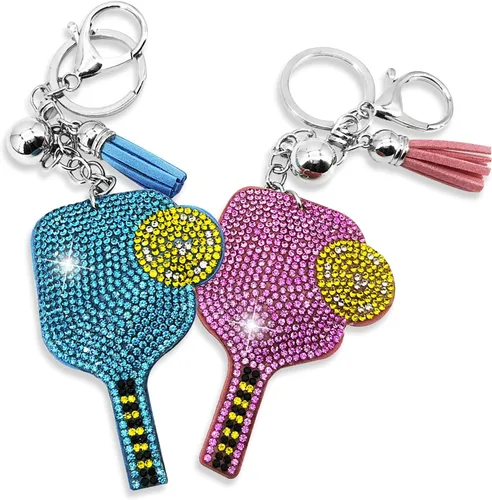 Vista 8 de Llaveros de pickleball - Mini adornos para amantes