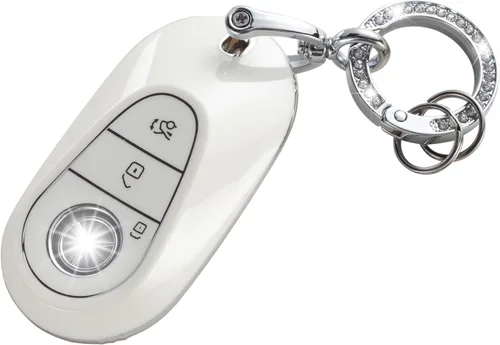 Vista 23 de YO&YOYE Funda para Llavero de TPU con Anillo para Llaves