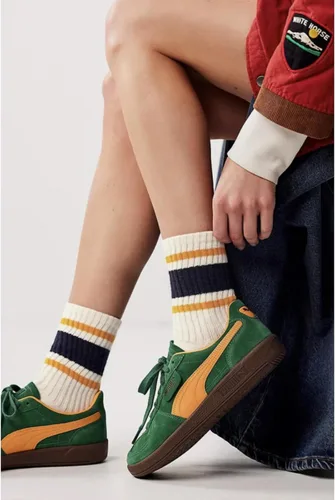 Vista 5 de 4 pares de calcetines a rayas para mujer, calcetines deportivos retro de algodón, elásticos, calcetines novedosos, unisex, multicolor