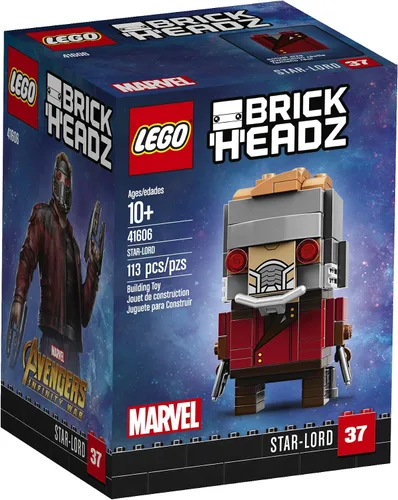 Vista 4 de LEGO BrickHeadz Star-Lord 41606 - Kit de construcción (113 piezas)