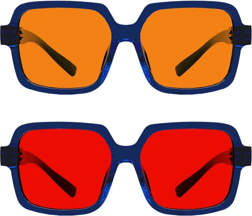 Vista 139 de Eyekepper Gafas de luz azul para hombre y mujer, paquete de 6 lentes Pilot Paquete de 6 color mezclado