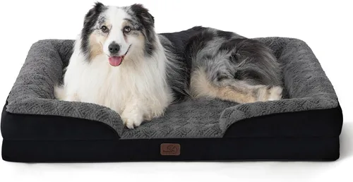 Vista 19 de Bedsure - Cama para gatos de interior, sofá cama lavable para perros muy pequeños, espuma de soporte con funda extraíble y lavable, forro Gris