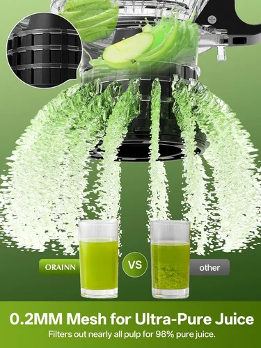 Vista 9 de Máquina exprimidora con canal de alimentación grande de 5.8