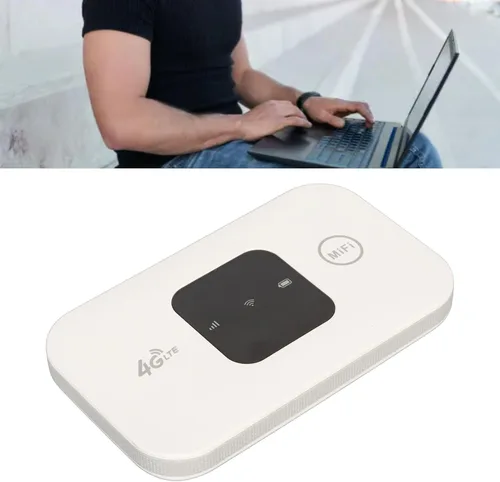 Vista 7 de Hotspot móvil portátil 4G LTE para África, viajes de Oriente Medio - Hasta 10 usuarios - Ranura para tarjeta SIM - Ligero y compacto, punto