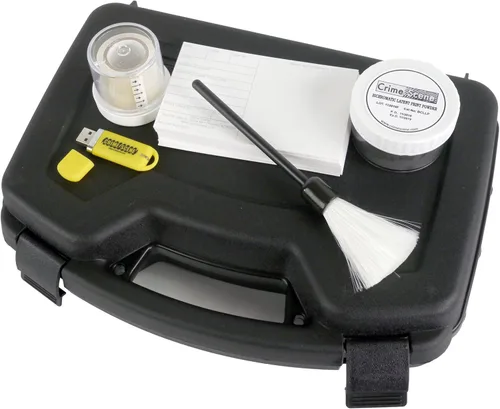 Vista 6 de Crime Scene Kit de huellas dactilares latentes, blanco