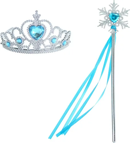 Vista 2 de Party Chili Princess Costume for Girls Dress Up With Accessories Toddler Little Girls