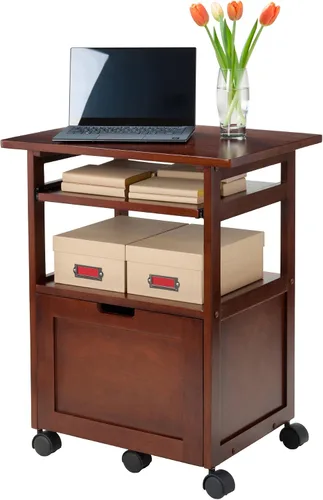 Vista 16 de Winsome Wood carro/soporte para impresora con espacio para teclado