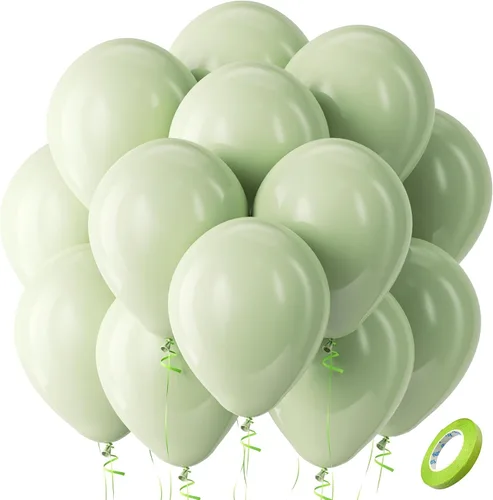 Vista 168 de Bezente Paquete de 150 globos de látex mate color burdeos de 5 pulgadas rojo (07-Red-G42)