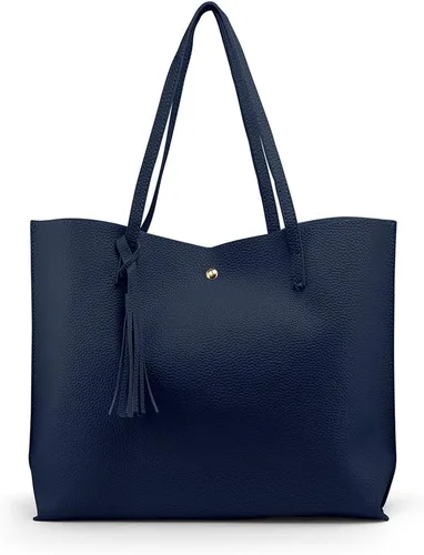 Vista 6 de oct17 - bolsa tote con asas largas para llevar al hombro, bolsa moderna para mujer