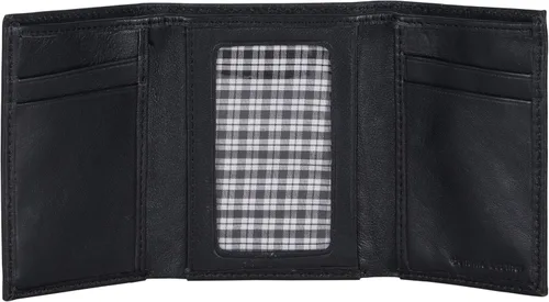 Vista 6 de Ben Sherman Mens Manchester Slim Bifold Full-Grain Leather RFID Minimalist Gift Box Wallet
