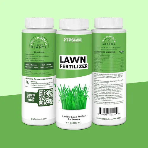 Vista 8 de Fertilizante para césped: fertilizante líquido para césped más verde, césped más grueso y desarrollo de raíces más fuerte, 1 galón