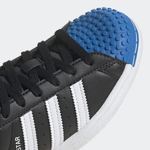 Vista 7 de adidas Superstar x Lego Shoes Kids Black