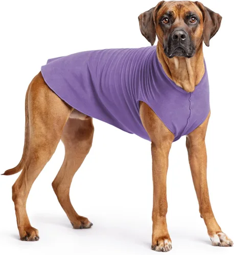 Vista 31 de Abrigo elástico de lana para perro, ropa suave y cálida para perro, suéter elástico para mascotas, lavable en lavadora, ecológico, para todo el año