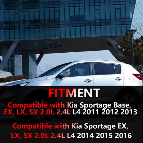 Vista 3 de Cilindro de bloqueo de encendido con llave, compatible con Kia Sportage 2011-2016 Reemplazo automotriz interruptor de encendido cilindro de bloqueo