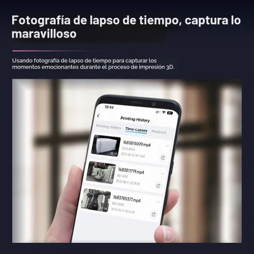 Vista 4 de Creality Cámara Nebula, cámara de impresora 3D para monitoreo en tiempo real las 24 horas, time-lapse, detección de spaghetti, compatible con Sonic