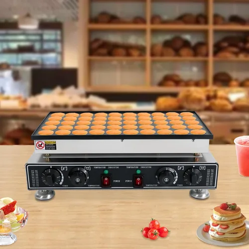 Vista 7 de Mini máquina para hacer panqueques de 1800 W, 110 V, para encimera, panqueques, panqueques, panqueques, antiadherentes, eléctricas, perfectas