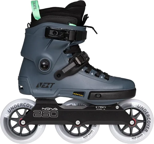 Vista 2 de Powerslide Next Pro 110 Urban Inline Skates for Men and Women with Trinity 3-Point Mounting, 3 x 110 mm Undercover Wheels & Wicked ABEC 9 Ball