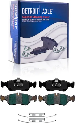 Vista 35 de Detroit Axle - Pinza de disco del lado del acompañante + pastillas de freno de cerámica de repuesto para Lexus HS250H Toyota RAV4 Prius V Scion xB
