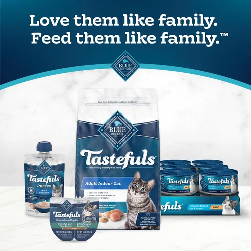Vista 9 de Blue Buffalo Tastefuls - Paquete variado sin cuchara, 2.6 onzas, 12