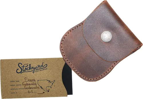 Vista 7 de Hide & Drink, Bolsa de monedas con curvas, estuche de bolsillo para centavos, bolsa rústica, accesorio de viaje, cuero de grano completo, hecho a