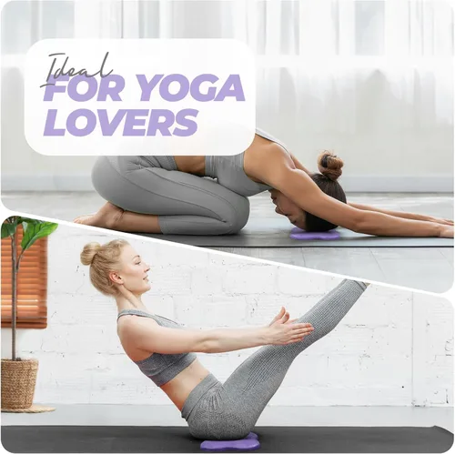 Vista 6 de Yes4All Yoga Knee Pads Pair, Thick Yoga Kneeling Pad for Pilates Exercise, Cushion Gear for Knees & Elbow with 13/16" Thickness
