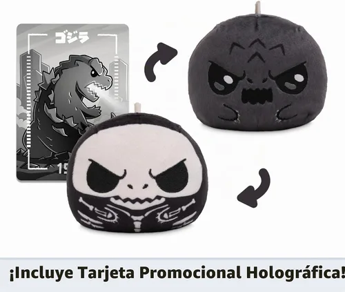 Vista 8 de TeeTurtle Godzilla - Caja ciega reversible de peluche de 3 pulgadas, lindo animal de peluche suave Kawaii