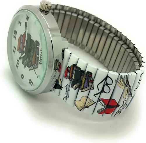 Vista 3 de Varsales Reloj de moda analógico de cuarzo con banda elástica para mujer