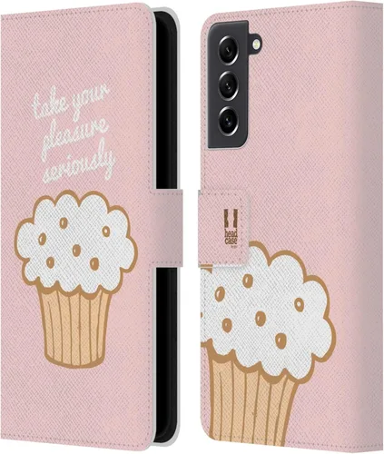 Vista 198 de Head Case Designs Assortment Cupcakes Happiness Leather Wallet Case Compatible with Samsung Galaxy A07 4G Surtido