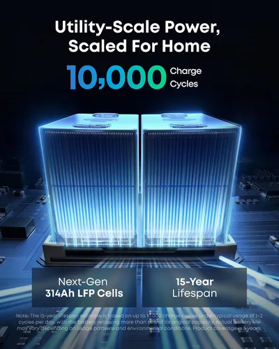 Vista 6 de Anker SOLIX S2000 Estación de energía portátil con panel solar de 400 W