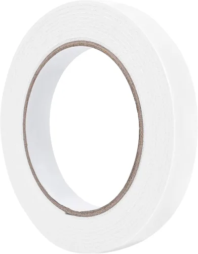 Vista 15 de Cinta adhesiva de espuma de doble cara 0.39 pulgadas x 5 metros, cinta adhesiva resistente para montaje, tiras adhesivas fuertes impermeables