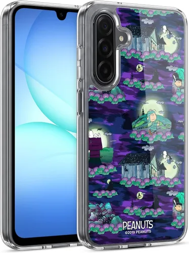 Vista 84 de Head Case Designs Funda de gel Spooktacular con licencia oficial de Peanuts Linus y Snoopy [protección de grado militar] compatible con Google Pixel