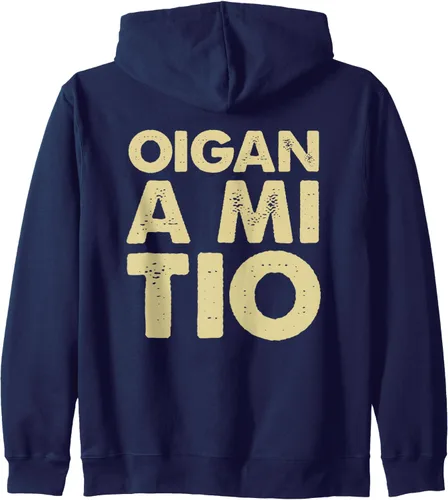 Vista 6 de MEDELLIN ANTIOQUIA - Sudadera con capucha con cremallera y frase popular, Negro