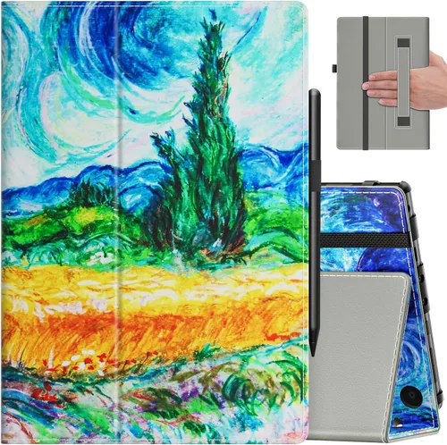 Vista 15 de VORI Funda para tableta Amazon Kindle Fire HD 10 (13ª/11ª generación 2023/2021) y Fire HD 10 Plus – Funda plegable delgada con función