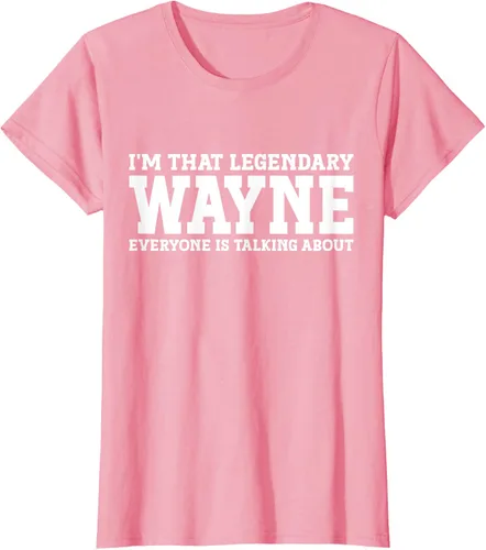 Vista 15 de Wayne Personal Name Funny Wayne Camiseta, Negro