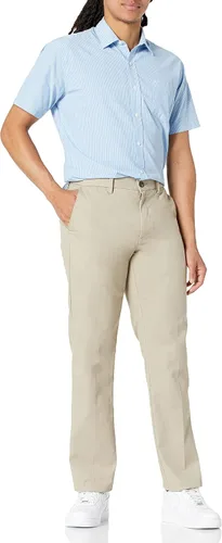 Vista 4 de Tienda Essentials Men's Slim-Fit Wrinkle-Resistant Flat-Front Chino Pant