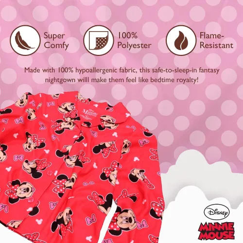 Vista 3 de Disney Minnie Mouse - Conjunto de pijama de 2 piezas con botones y ajuste holgado para niñas Sweet HELPER 2T Dulce ayudante