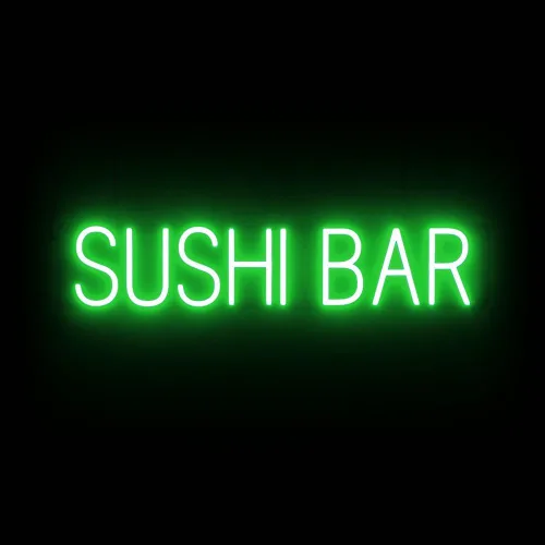 Vista 26 de SpellBrite Señal de PHO para restaurantes Señalización LED azul para restaurantes con LED de neón para empresas 13.2 x 6.3 pulgadas
