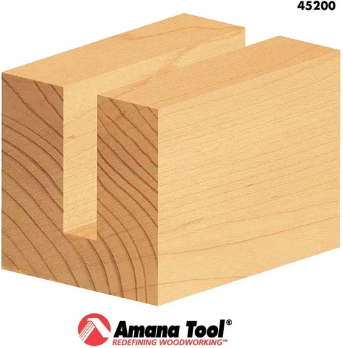 Vista 4 de Amana Tool - 45200 Carburo Sólido Borde Recto Plunge Alta Producción 1/8 Dia x 7