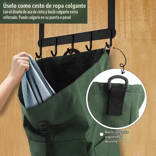 Vista 5 de JOINPRO Bolsa de lavandería con mochila, bolsas de lavandería de viaje extra grandes de 125L con correas de hombro, diseño ajustable y extensible