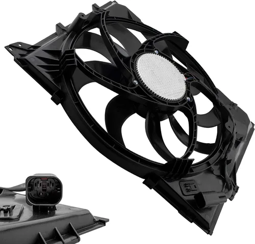 Vista 4 de Conjunto de ventilador de refrigeración para BMW 128i 325i 328i Base Coupe Sedan Wagon Luxury Modern Sport 330i xDrive Reemplazo # 17427562080