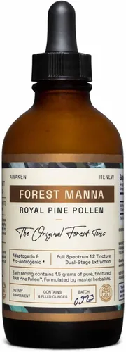 Vista 10 de RAW Forest Foods Forest Manna - Tintura de polen de pino real, extracción 1:2 verdadera de doble etapa, polen de pino puro, solo en botella de 2