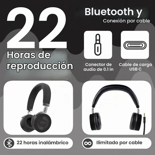 Vista 3 de Puro Sound Labs - Auriculares para niños, limitación de volumen, JuniorJam Plus, negro