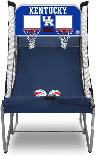 Vista 12 de Pop-A-Shot - Home Dual Shot with NCAA Graphics l Sensor Scoring l 16 Game Modes l 7 Balls l Foldable Storage l for All NCAA Fans